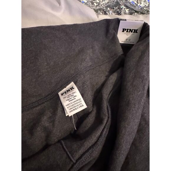 VS PINK bling heritage logo on butt flare yoga leggings pants xxl/2xl NwT - Picture 9 of 10